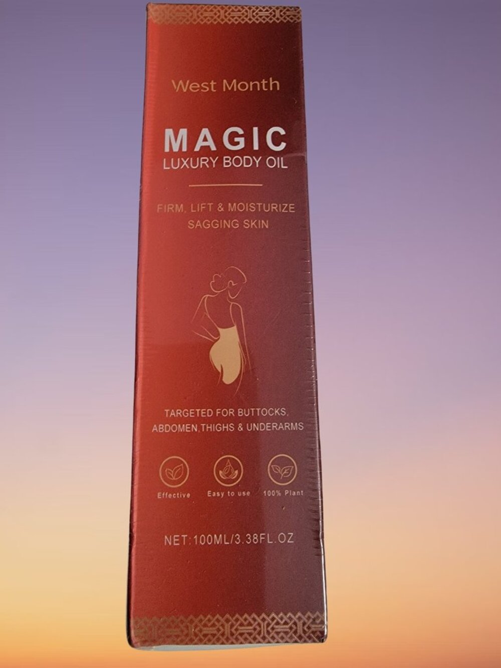 West Month Magic Luxury Body Oil NIB Tighten the Skin